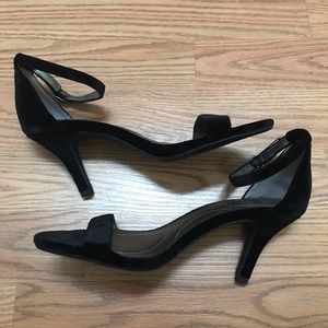 Bandolino Velvet Holiday Ankle Strap Shoes